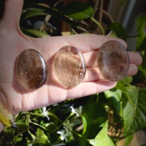 Smoky Quartz Worry Stone