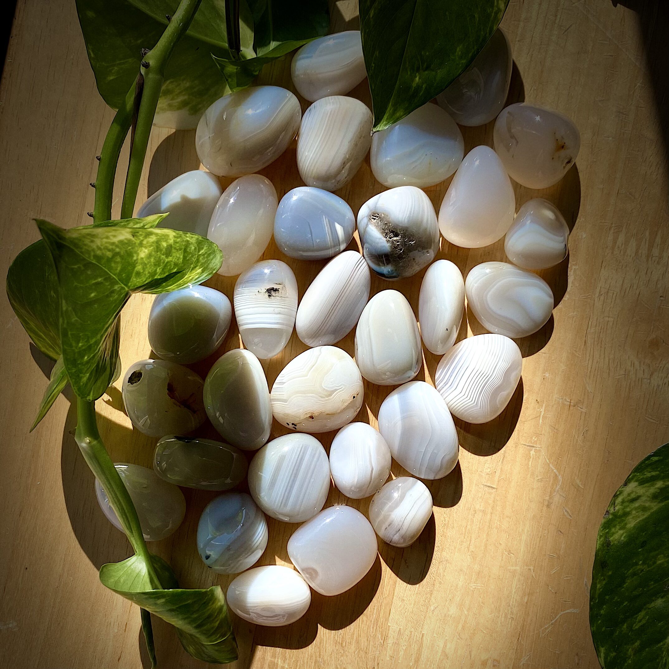 Banded Agate Tumbled