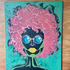 "Funky Girl" Painting