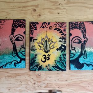"I Bow to You – Namaste" Painting