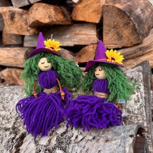 Harvest Witch Yarn Doll